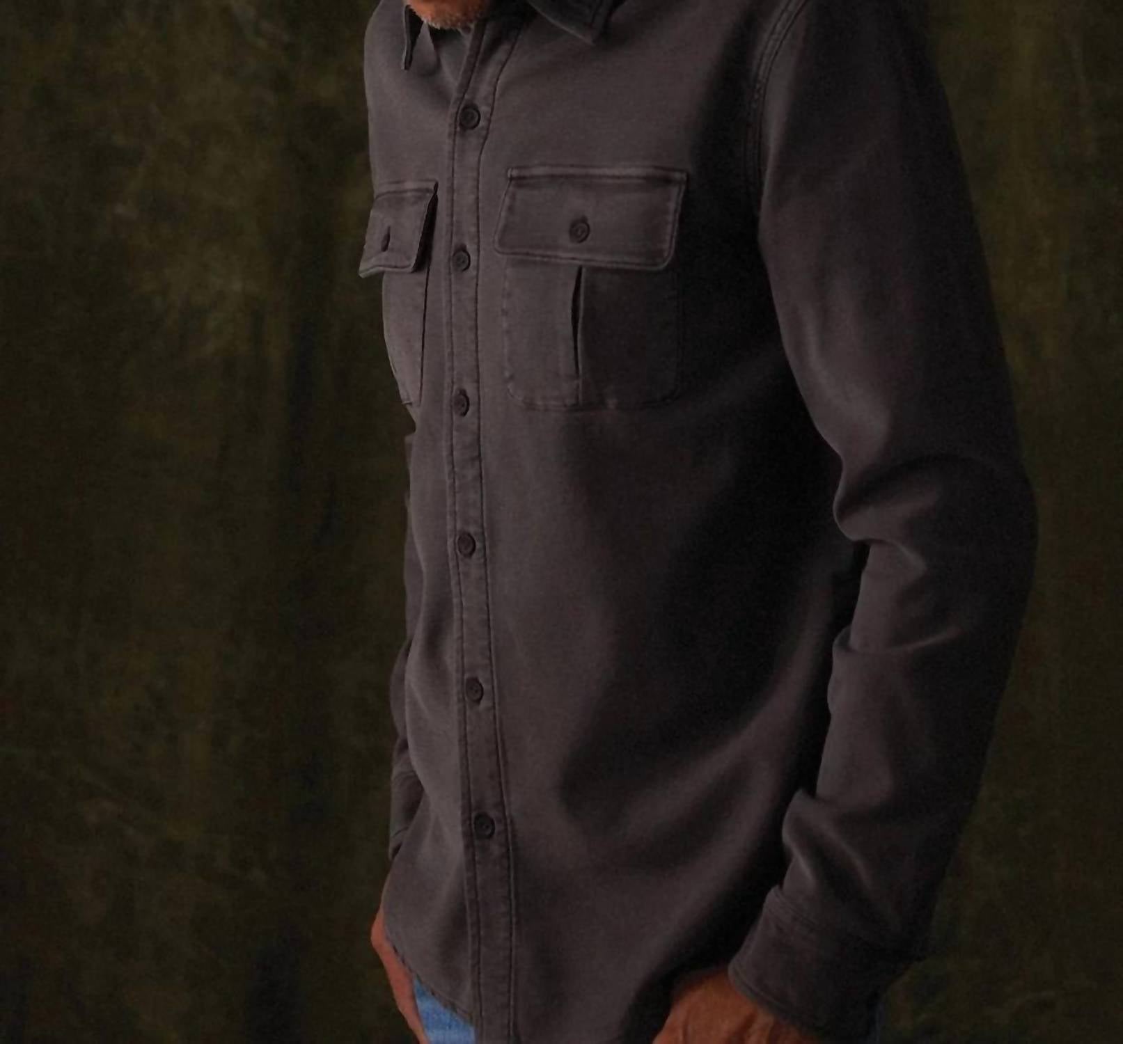 The Normal Brand - COMFORT TERRY SHIRT JACKET