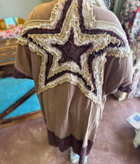 Oli & Hali - Star Patched Kimono
