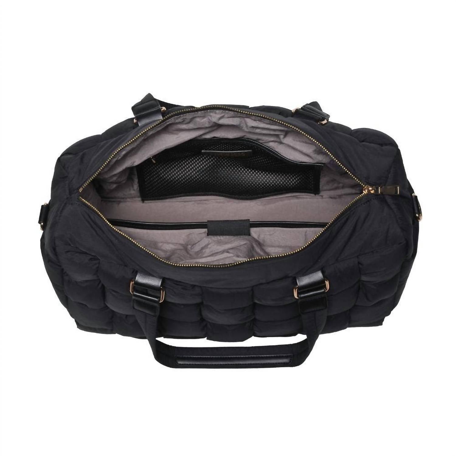 Urban Expressions - Serena Woven Nylon Travel Duffel Weekender Bag