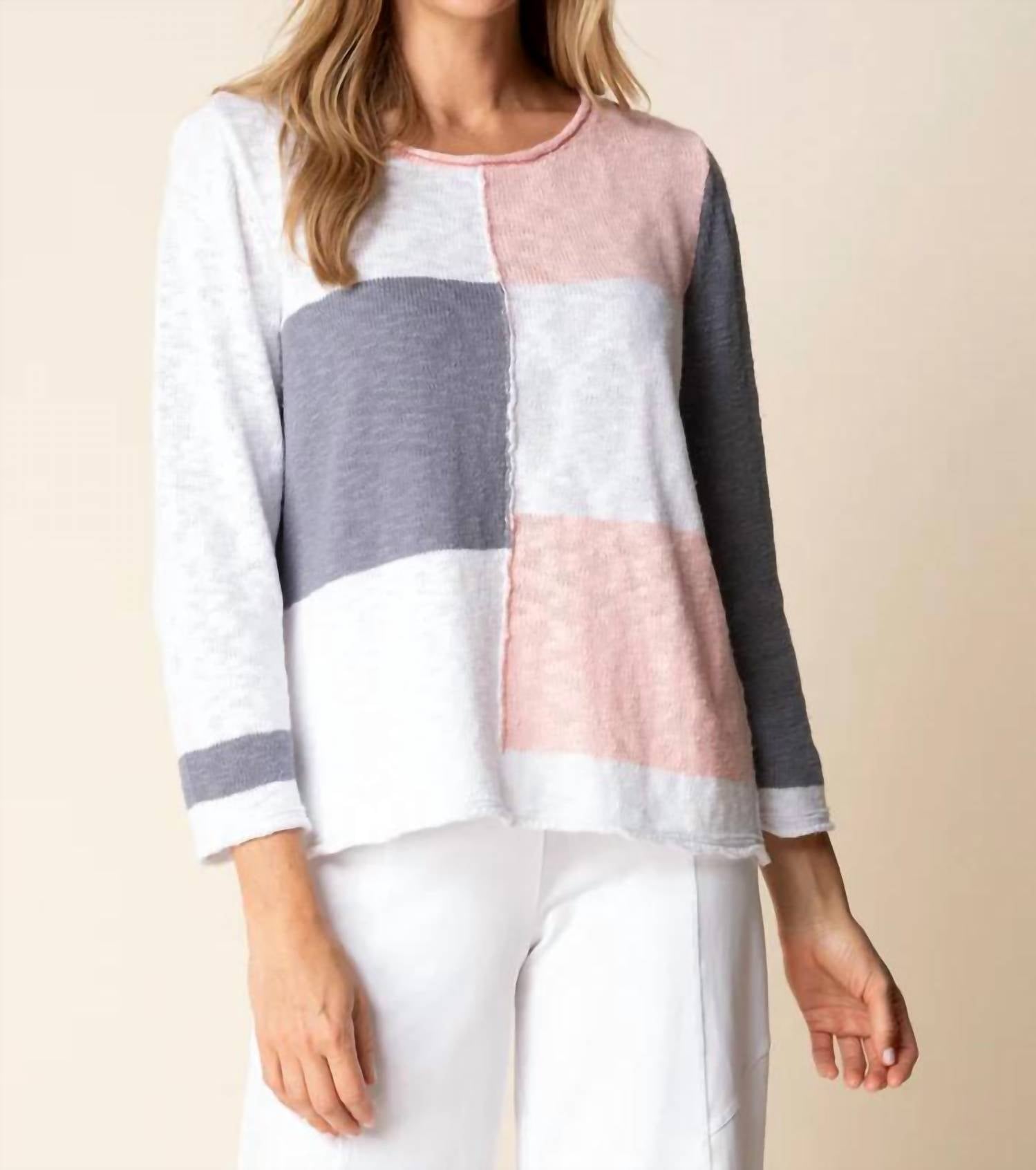 Habitat - Yin Yang Patchwork Pullover Sweater