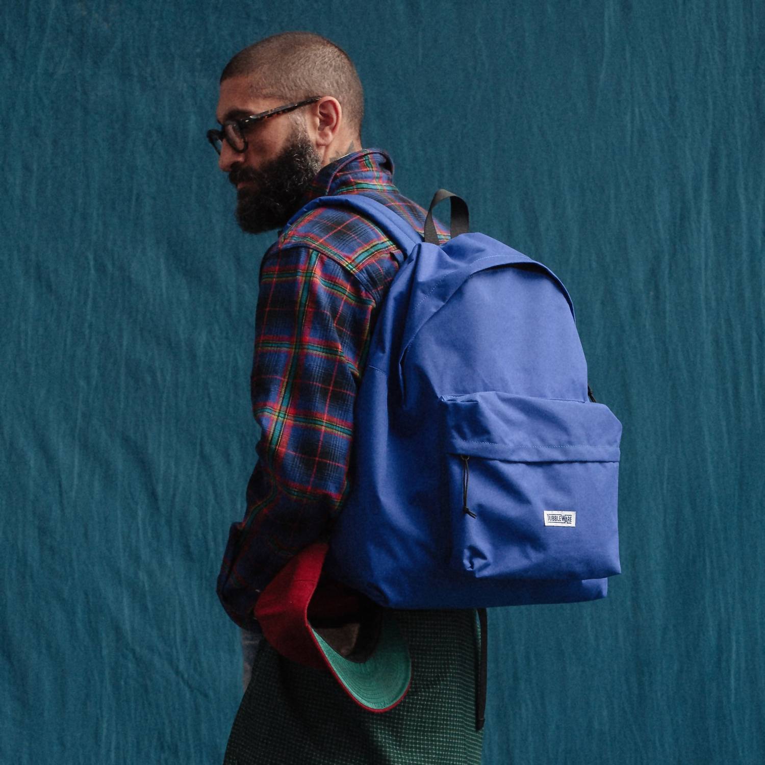 Dubbleware Men's Og Backpack in blue - men's bag - alternate view