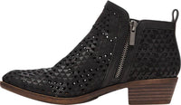 Lucky Brand - Women's Basel 3 Perforated Cut Out Low Cut Ankle Booties