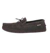 Staheekum Men's Country Flannel Slipper in charcoal - men's sandal - detail view