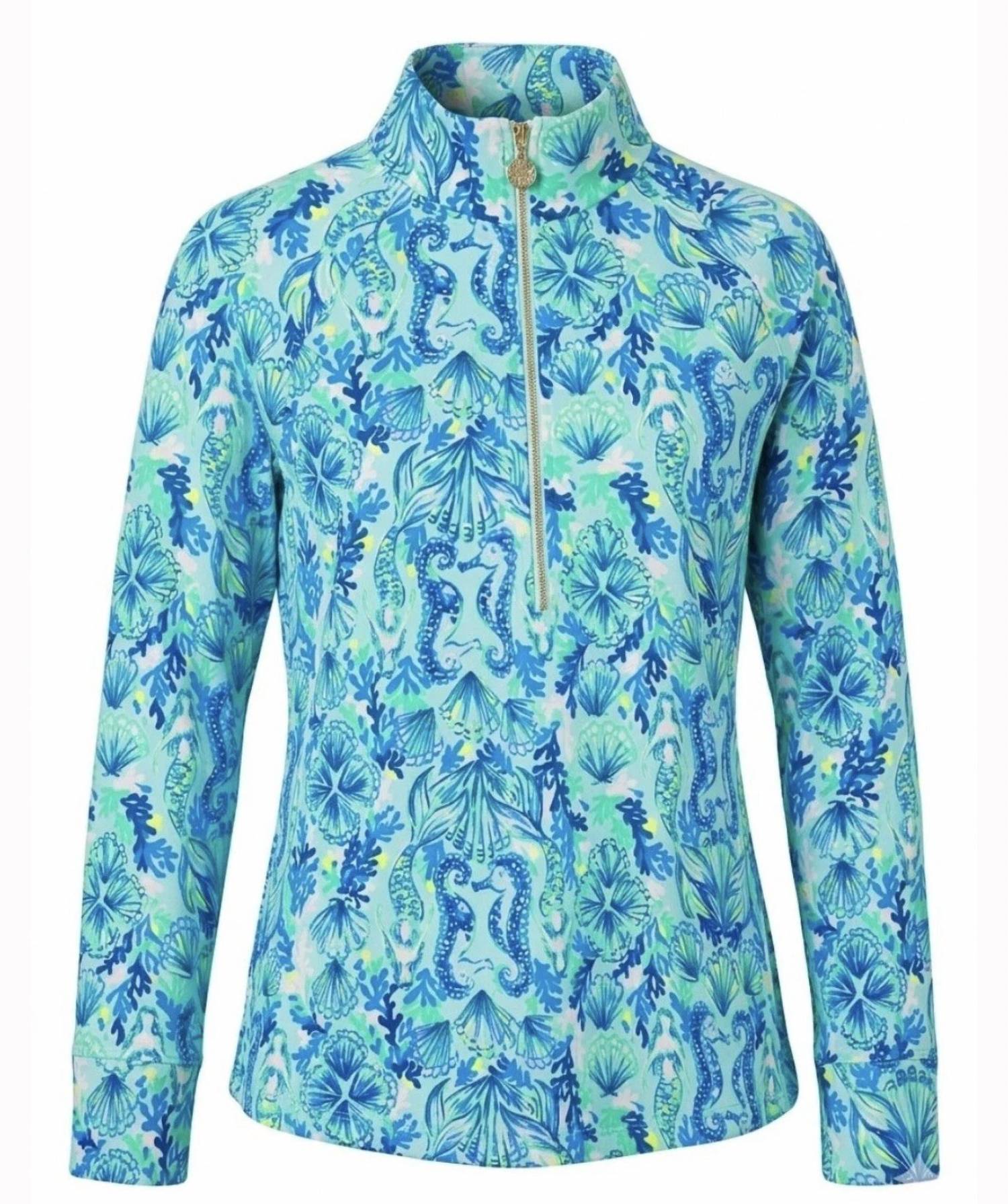 Lilly Pulitzer - WOMEN'S UPF 50+ SKIPPER POPOVER TOP