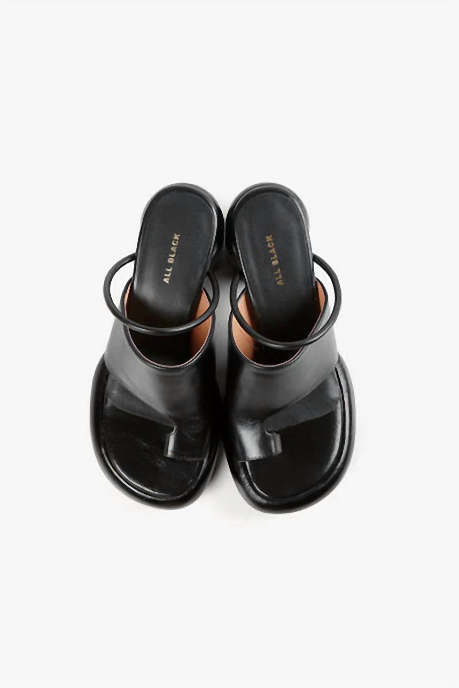 All Black - Women's Mod Combo Sandal