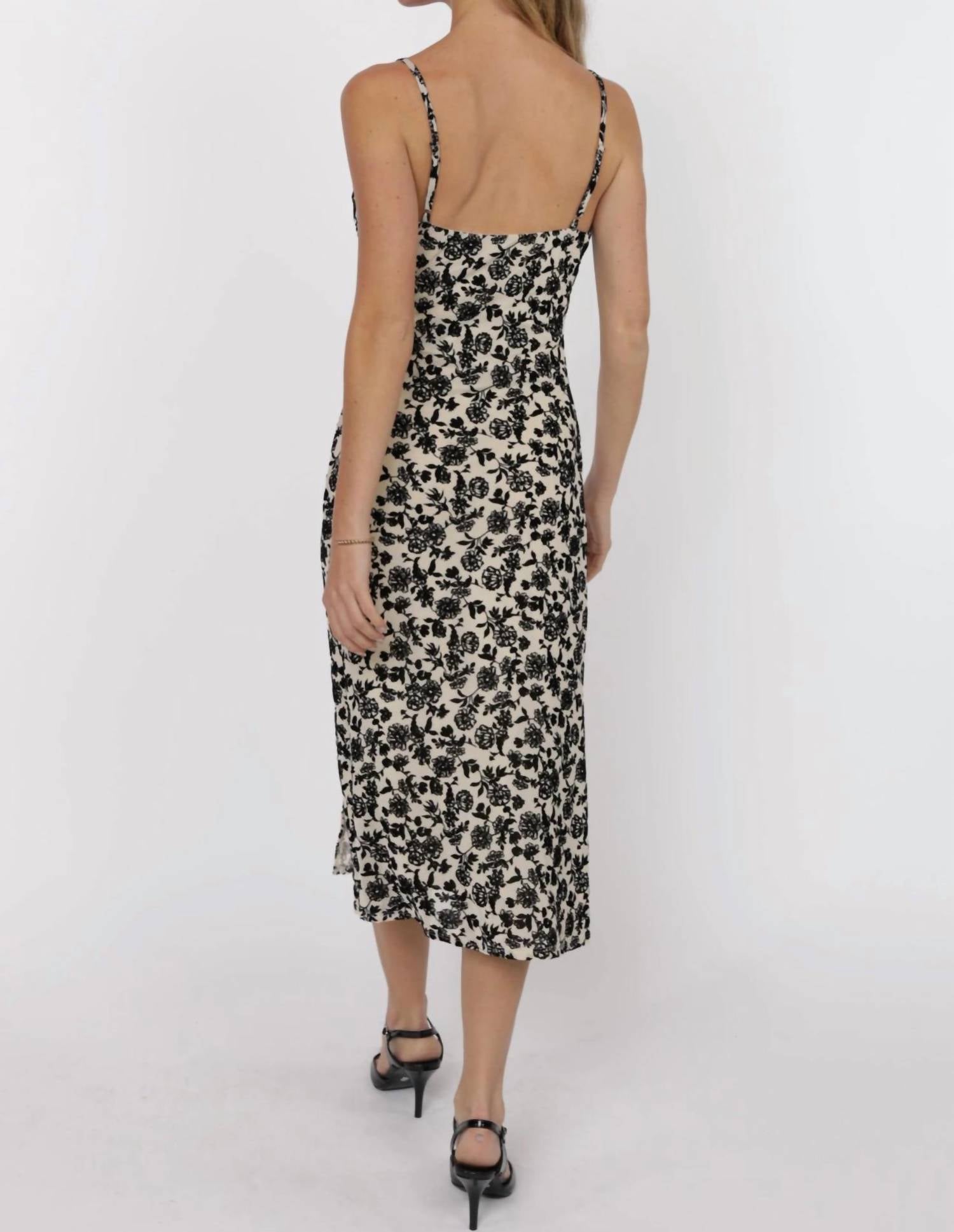 Sage The Label - Analogue nostalgia cowl neck midi dress