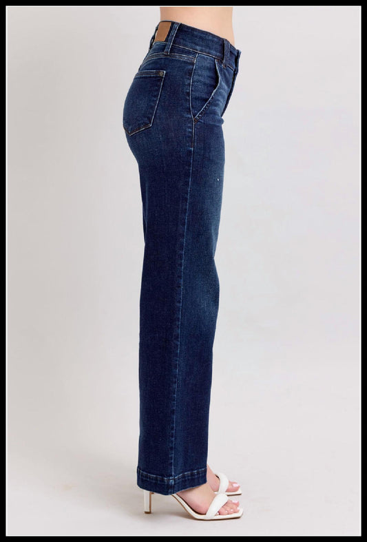 Judy Blue - Wide Leg Plus Jeans