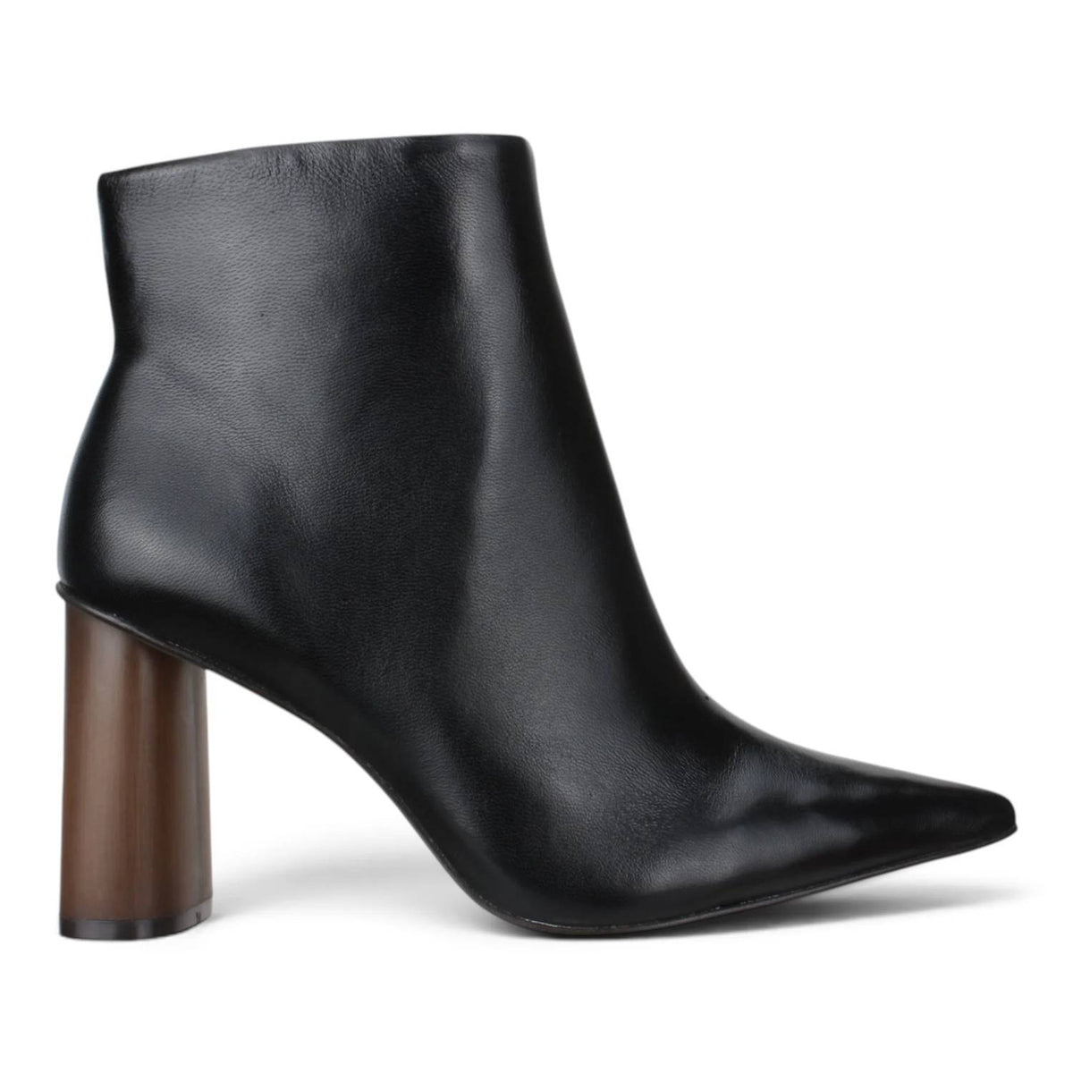 Carrano - Women's Anna Wooden Heel Leather Bootie