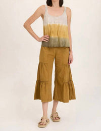 Xcvi - Linen Side-tier Palazzo Pants