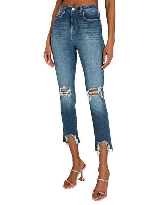 L'Agence - HIGH LINE DISTRESSED SKINNY JEAN