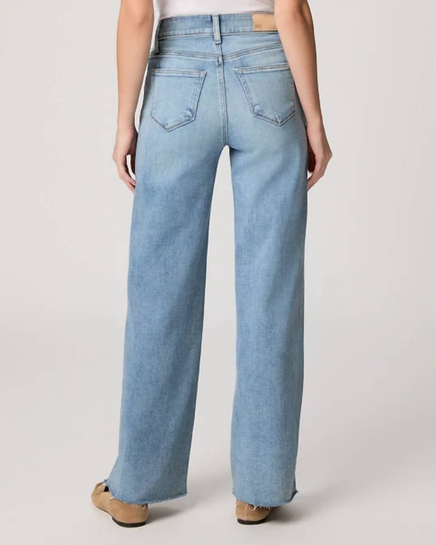 Paige - High-waisted Wide Leg Jean