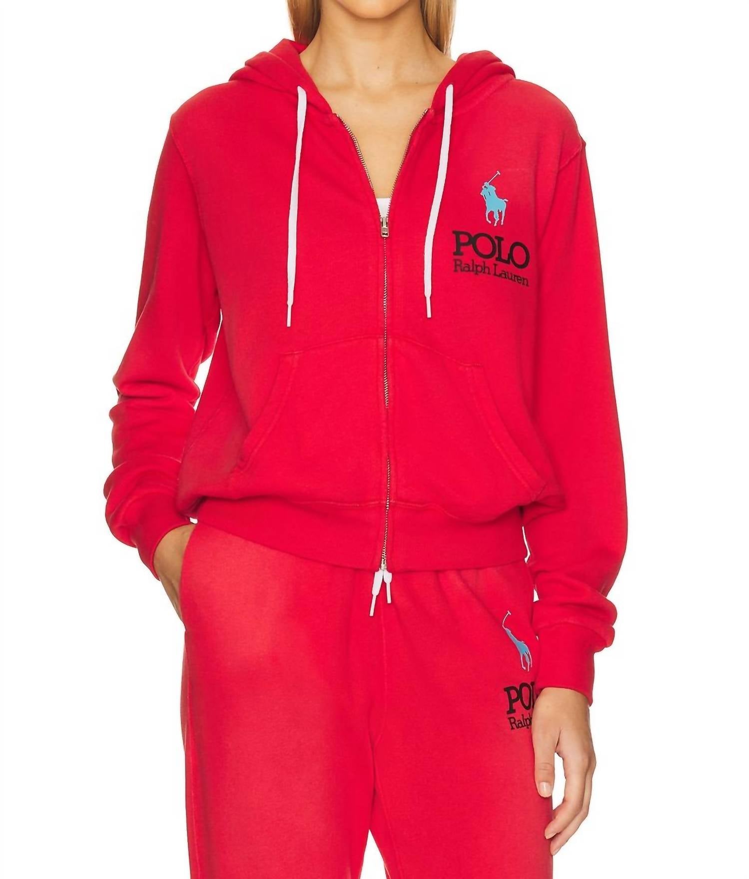 Ralph Lauren - FLEECE KNIT HOODY ZIP SWEATSHIRT