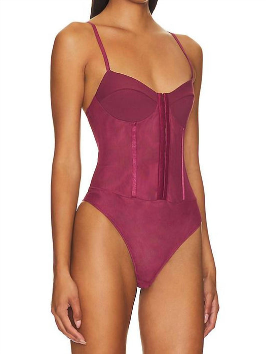 Free People - Night Rhythm Corset Bodysuit