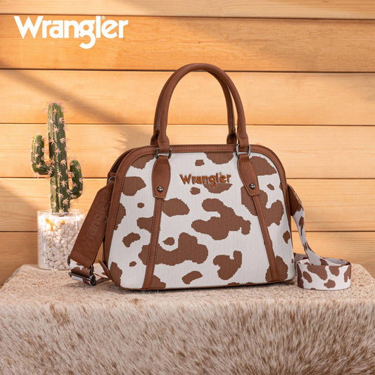 Wrangler - Cow print satchel