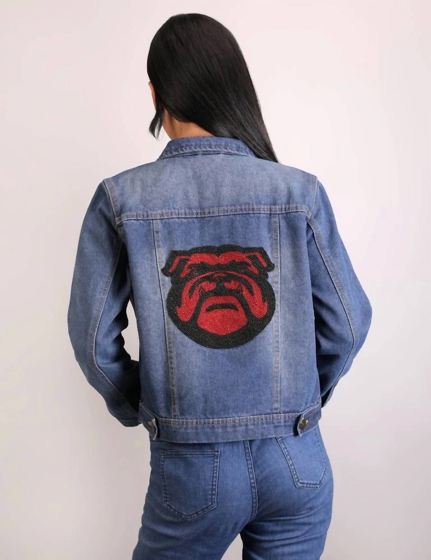 Pearls & Camo - Beaded Georgia Jacket
