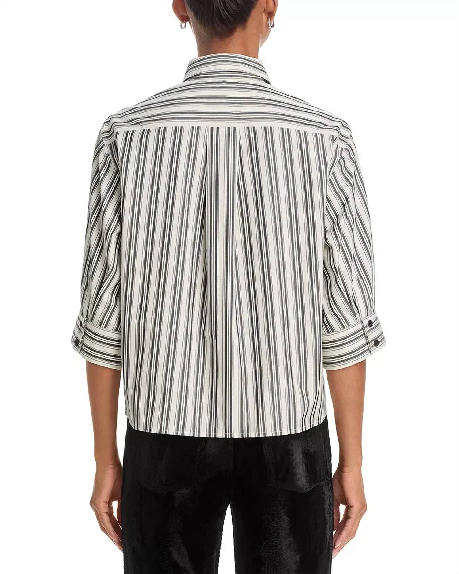 Rag & Bone - Lucia Stripe Poplin Shirt