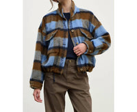 Velvet By Graham & Spencer - Aubrey Brushed Plaid Jacket
