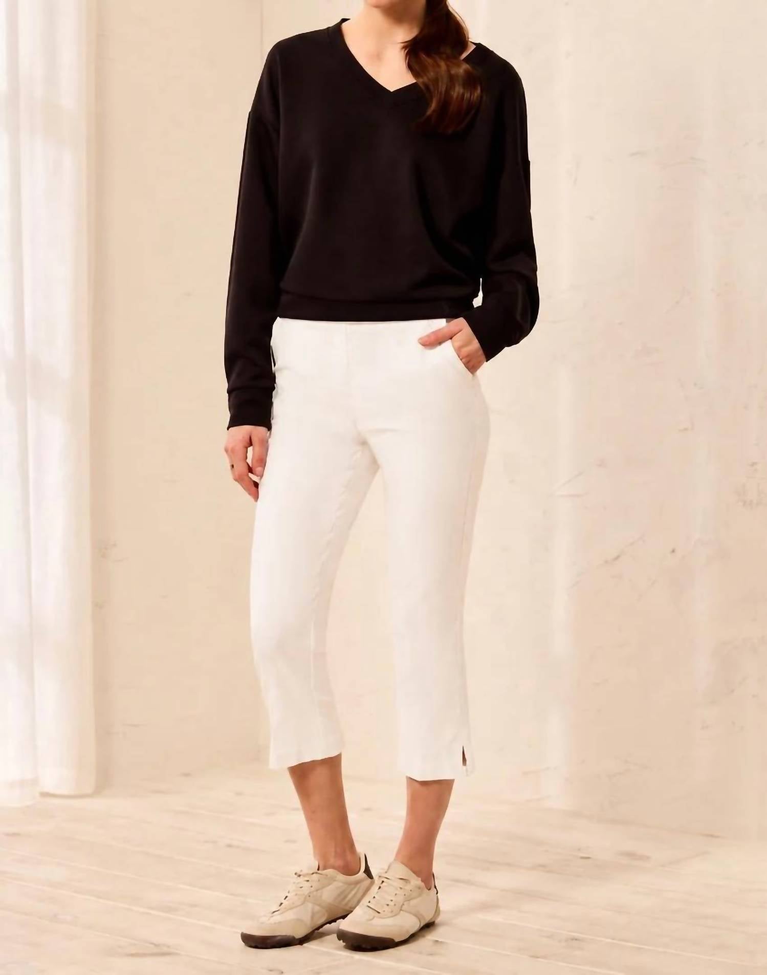 Tribal - Year Round Basics Flatten It Pull On Capris Pants
