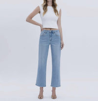 Vervet By Flying Monkey - High Rise Ankle Slim Wide Leg Jeans