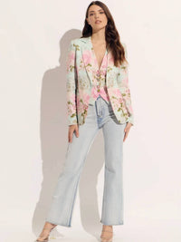 Oolala - Pastel Viscose One Button Blazer