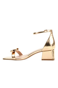 CHINESE LAUNDRY Women's Lanita Metallic Sandals in gold - women's sandal - detail view