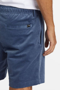 Billabong Larry Layback Cord Shorts in slate blue - men's shorts - view 6