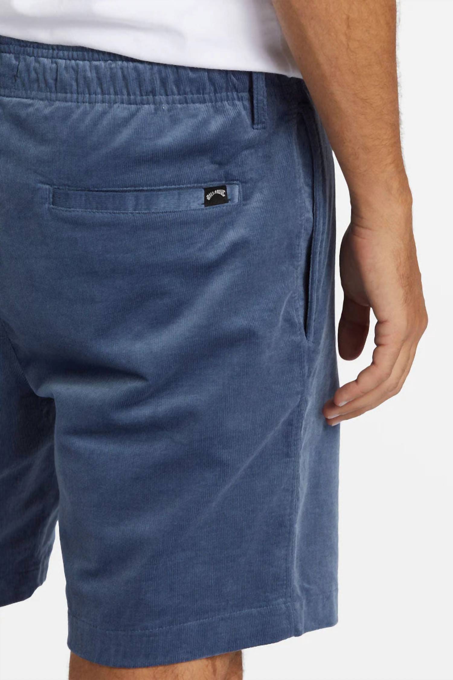 Billabong Larry Layback Cord Shorts in slate blue - men's shorts - view 6