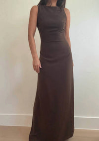 Et Clet - High Neck Maxi Dress