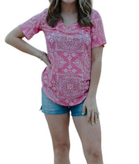 Sterling Kreek - Rodeo Bandit V Neck Top