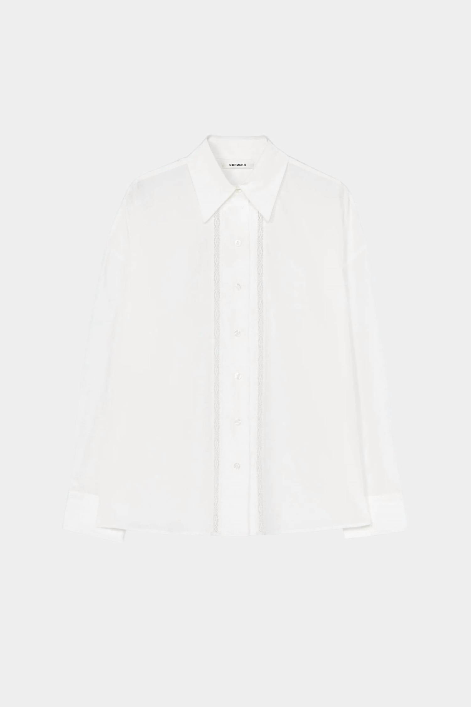 Cordera - Lace Button Down Shirt