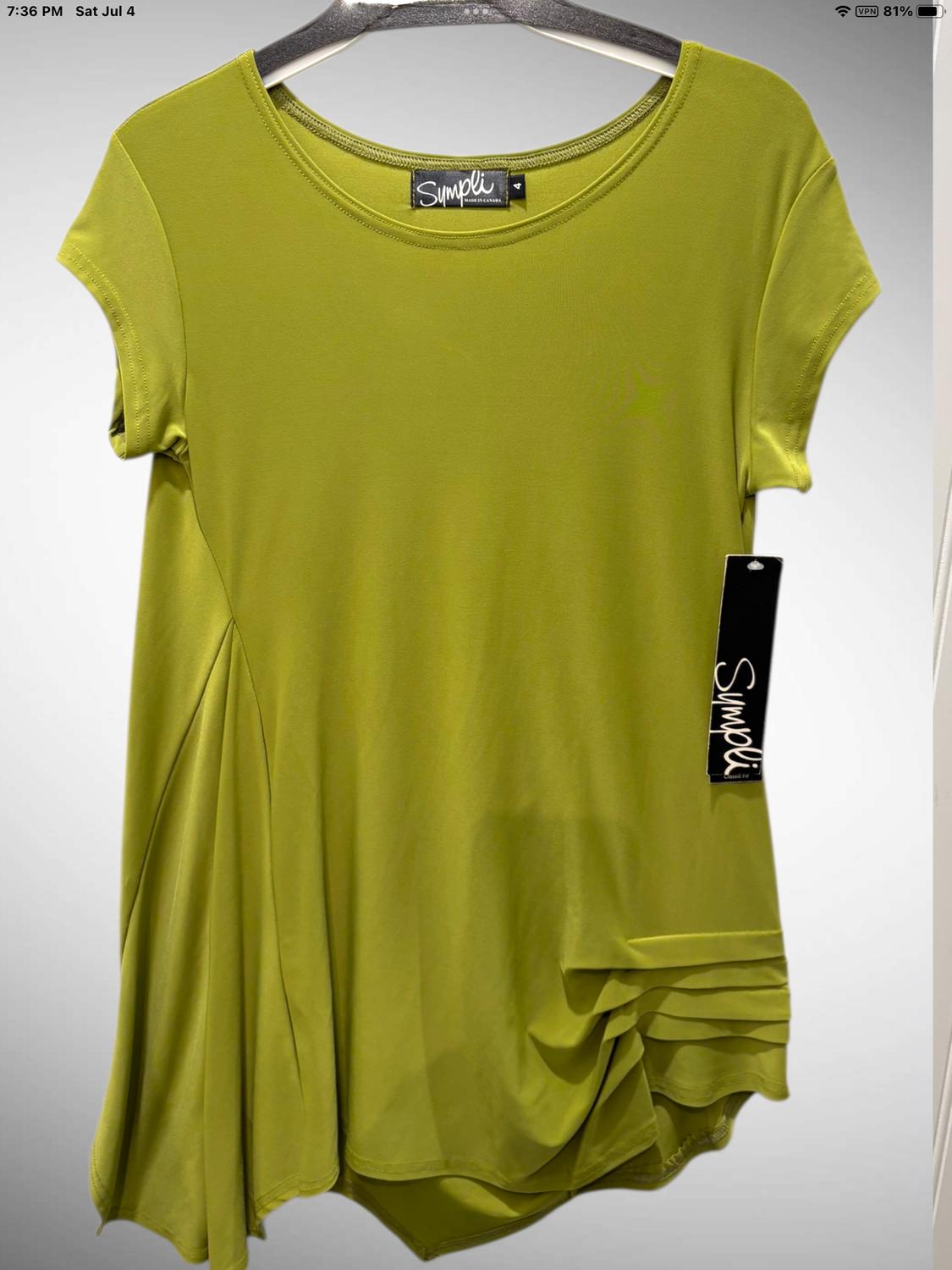 Sympli - Women's Pulse cap sleeve tee