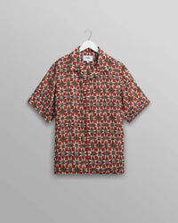 Wax London - Painted Geo Didcot Short Sleeve Shirt
