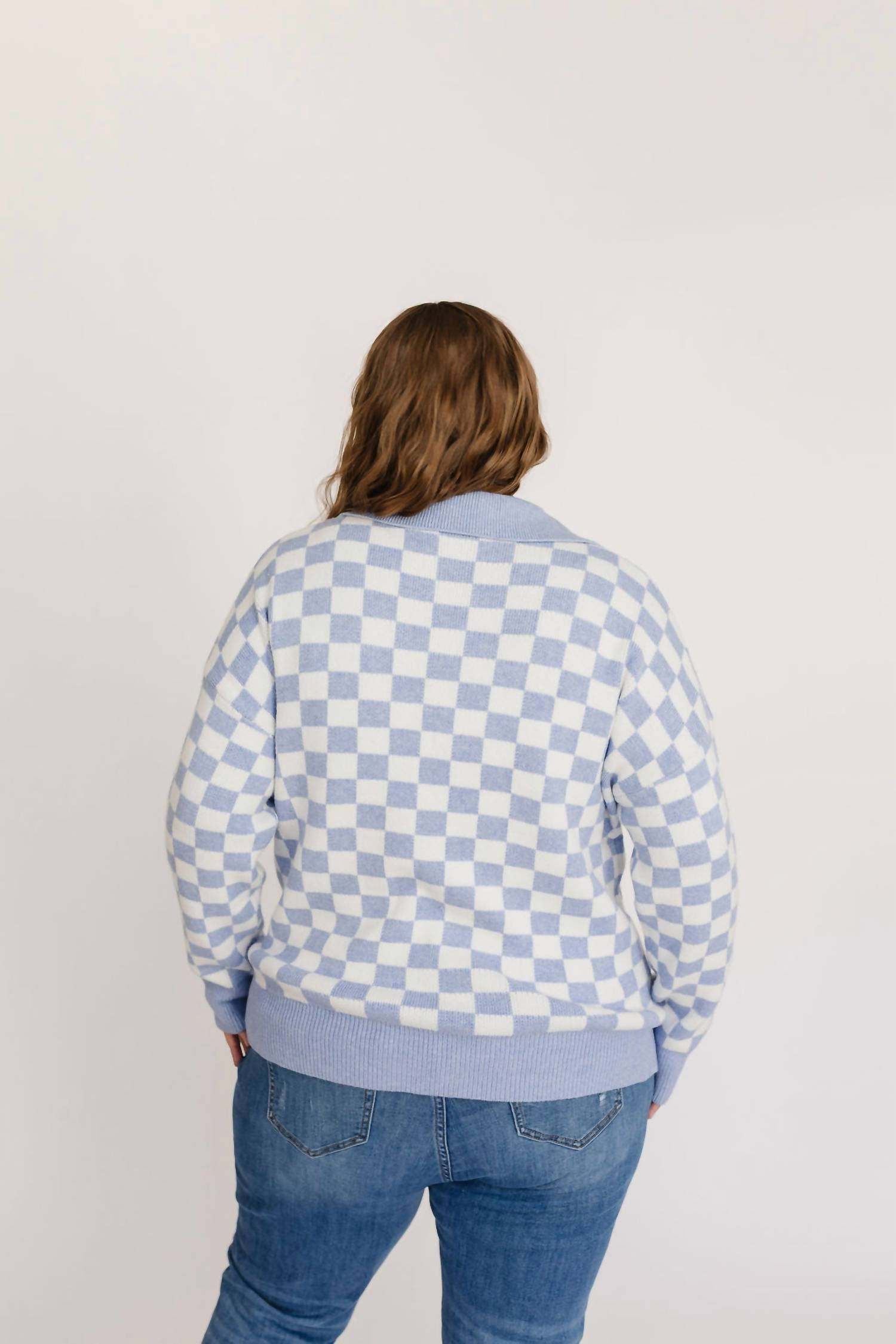 Dear Lover - Sierra Checkered Sweater