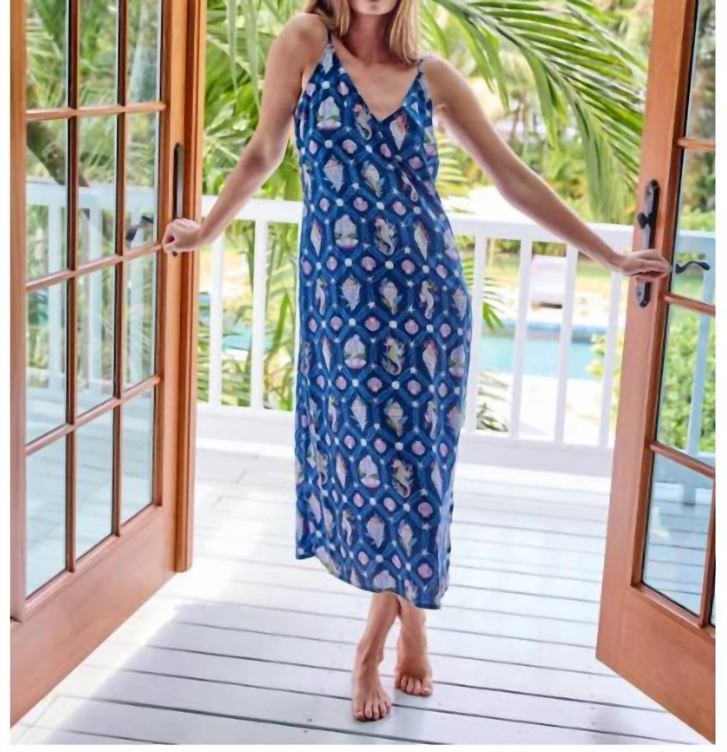 Printfresh - Women's Eco Satin Nightime Dress