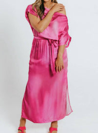 Cossac - Drape Dress Print