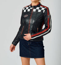 Mauritius - Racer Leather Jacket