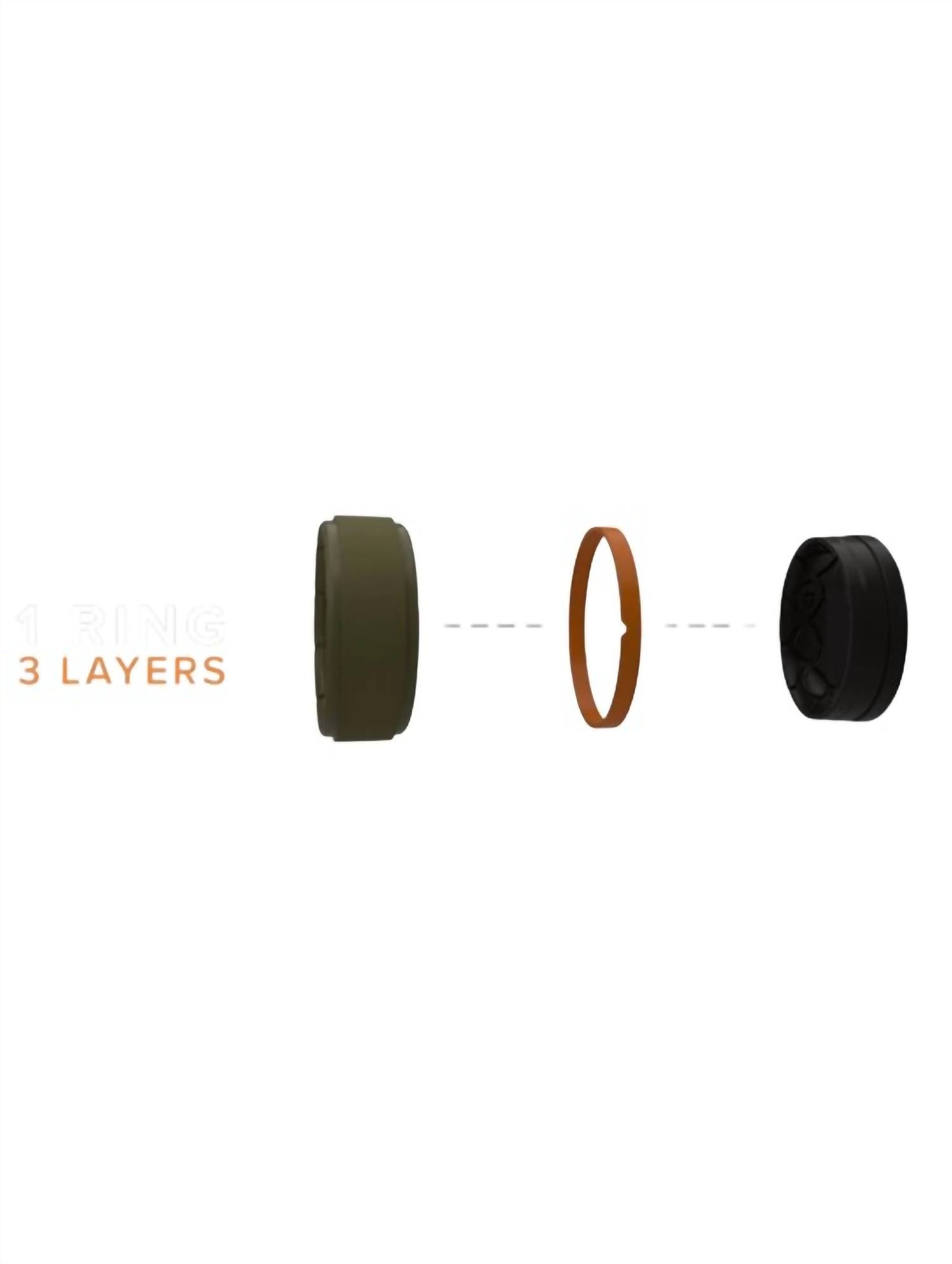 Groove Life - Men's Zeus Edge Silicone Ring