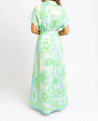 Karlie - Seashell Belted Maxi Dress