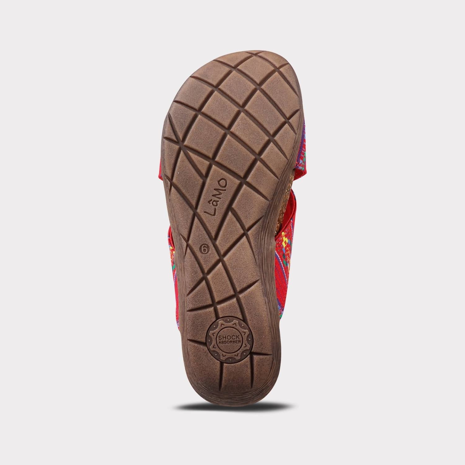 Lamo Women's Leyla Crossband Sandal in red - women's sandal - alternate view
