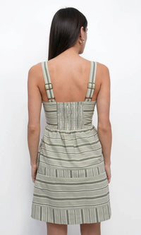 Greylin - ELLA STRIPE COTTON MINI DRESS