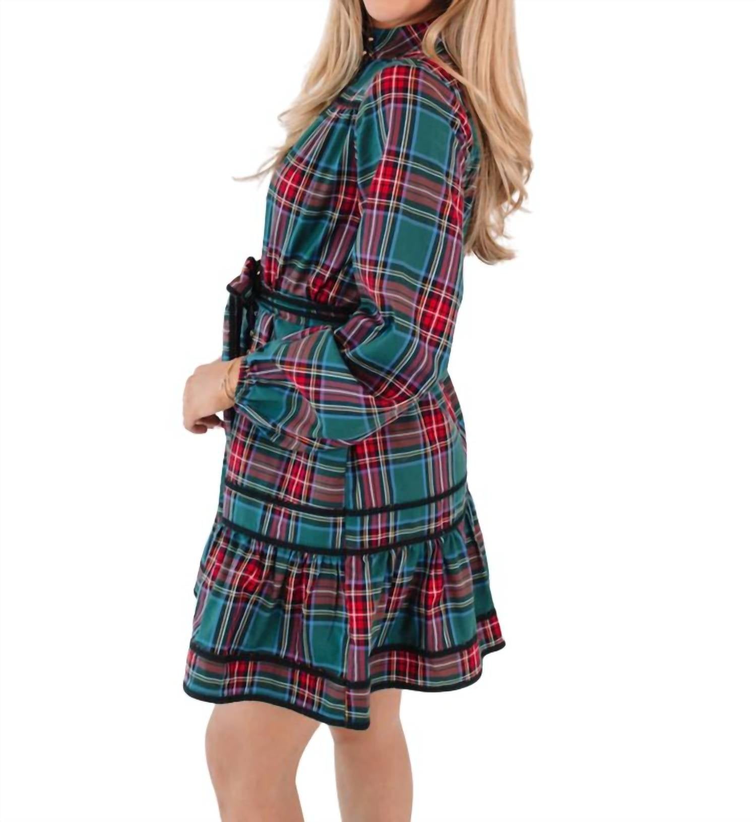 J.Marie - Zanna Long Sleeve Tie Dress