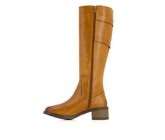 Andrea - Women's Genuine Leather Tall Riding Boots