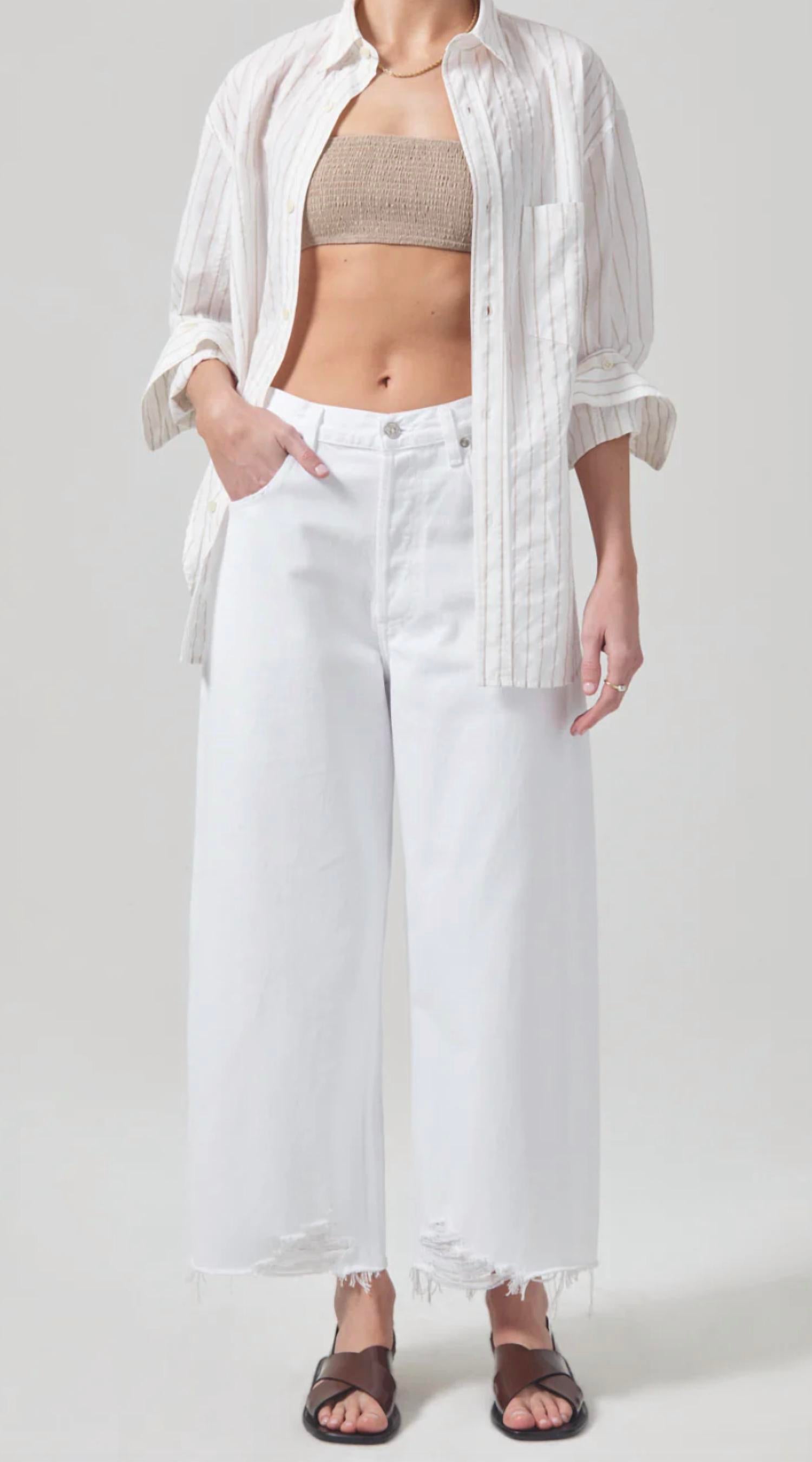 Citizens Of Humanity - Ayla Raw Hem Crop Jeans