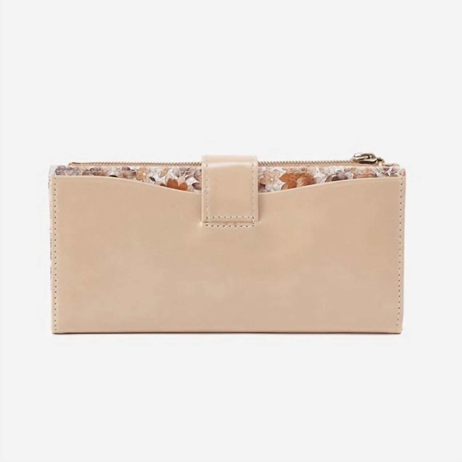 HOBO Women's Max Continental Wallet in quartz - women's bag - detail view