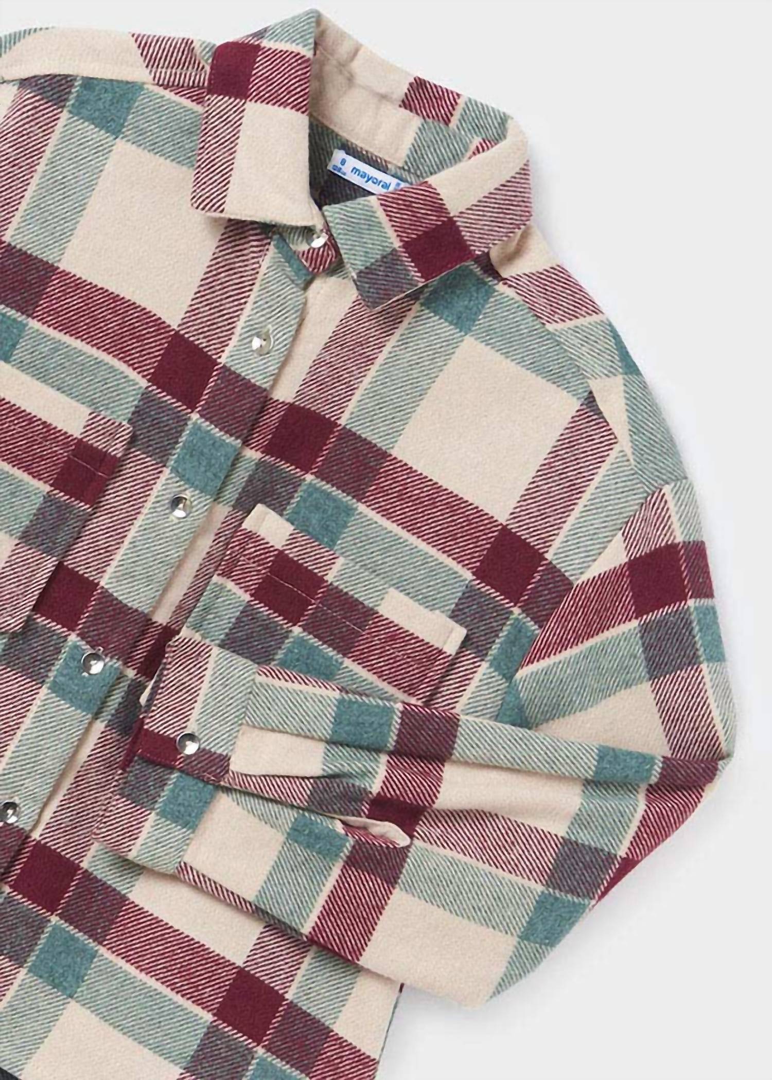 Mayoral - Checked Overshirt