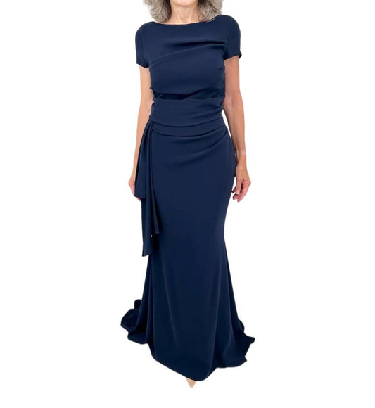 Talbot Runhof - Bouvier Stretch Crepe Long Dress