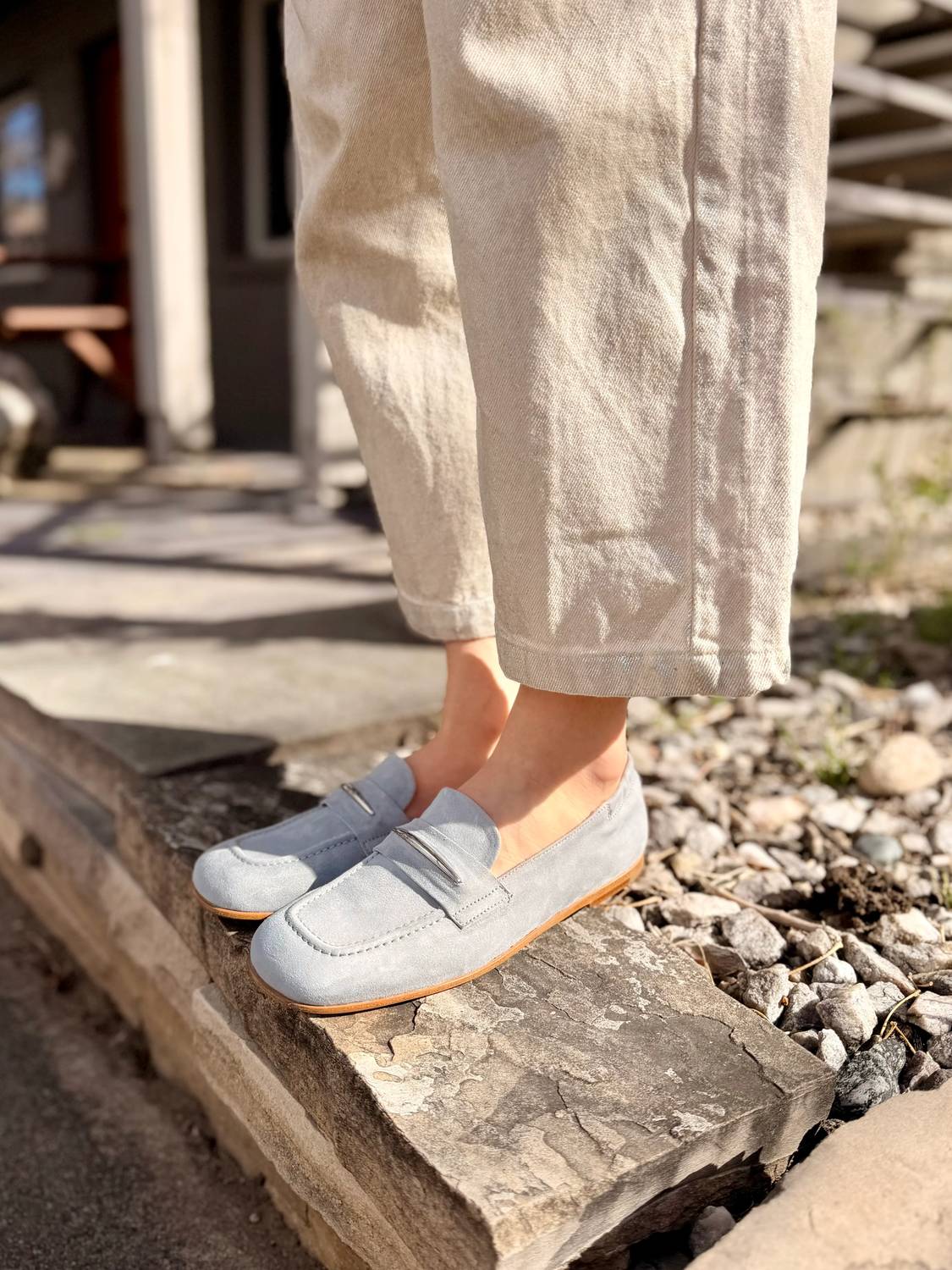 Laura Bellariva - Women's Betty Suede Penny Loafers