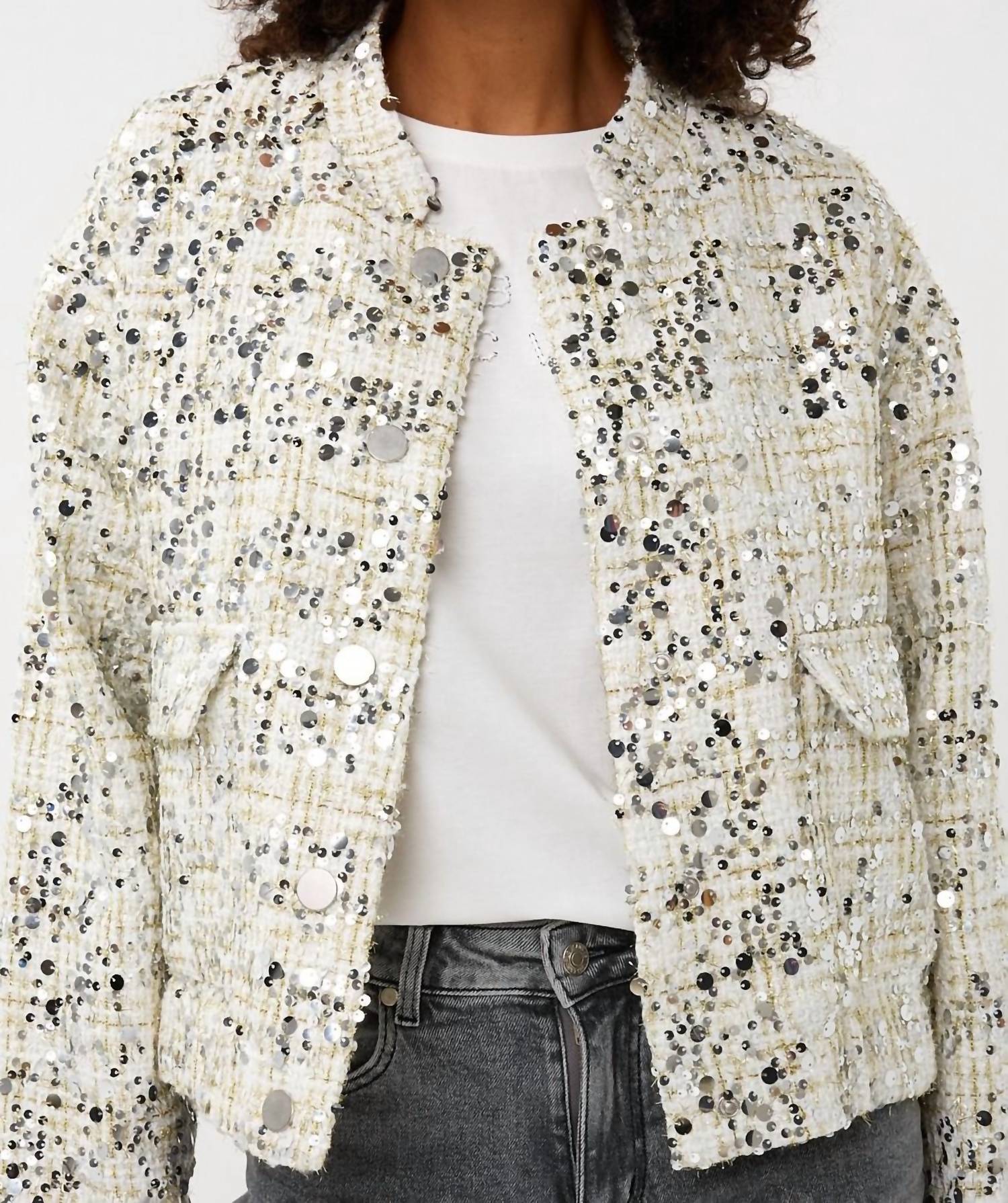Esqualo - Sequine Bomber jacket