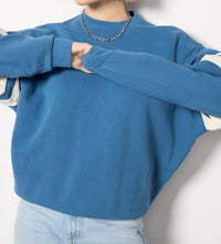 Clare V. - Oversized Varsity Sweatshirt
