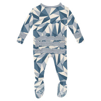 Kickee - Kids' Ruffle Footie with Snaps